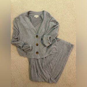 Nordstrom Open Edit Cozy Rib 3-Piece Lounge Set